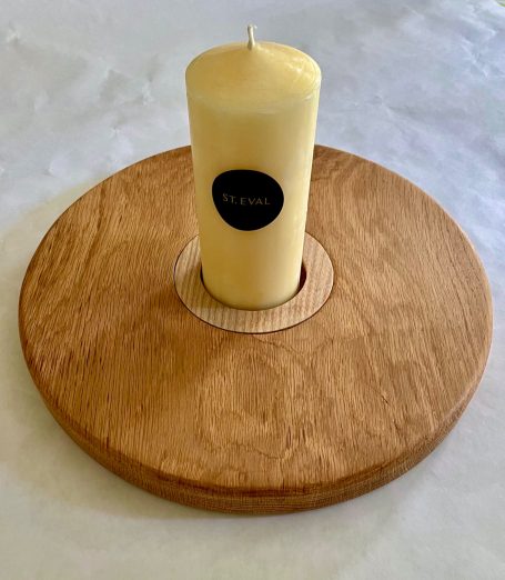 Candle stand, Oak/Ash