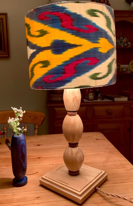 Lampstand, Pearwood/Oak